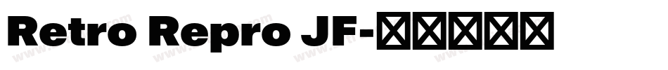 Retro Repro JF字体转换